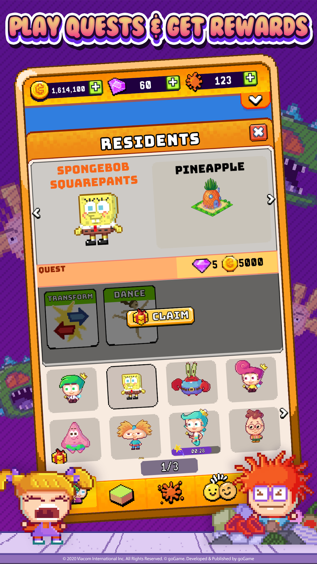 海绵宝宝像素城(1)