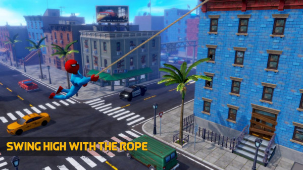 蜘蛛侠火柴人绳索英雄(1)