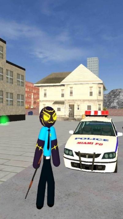 火柴人绳索英雄黑豹警官(3)