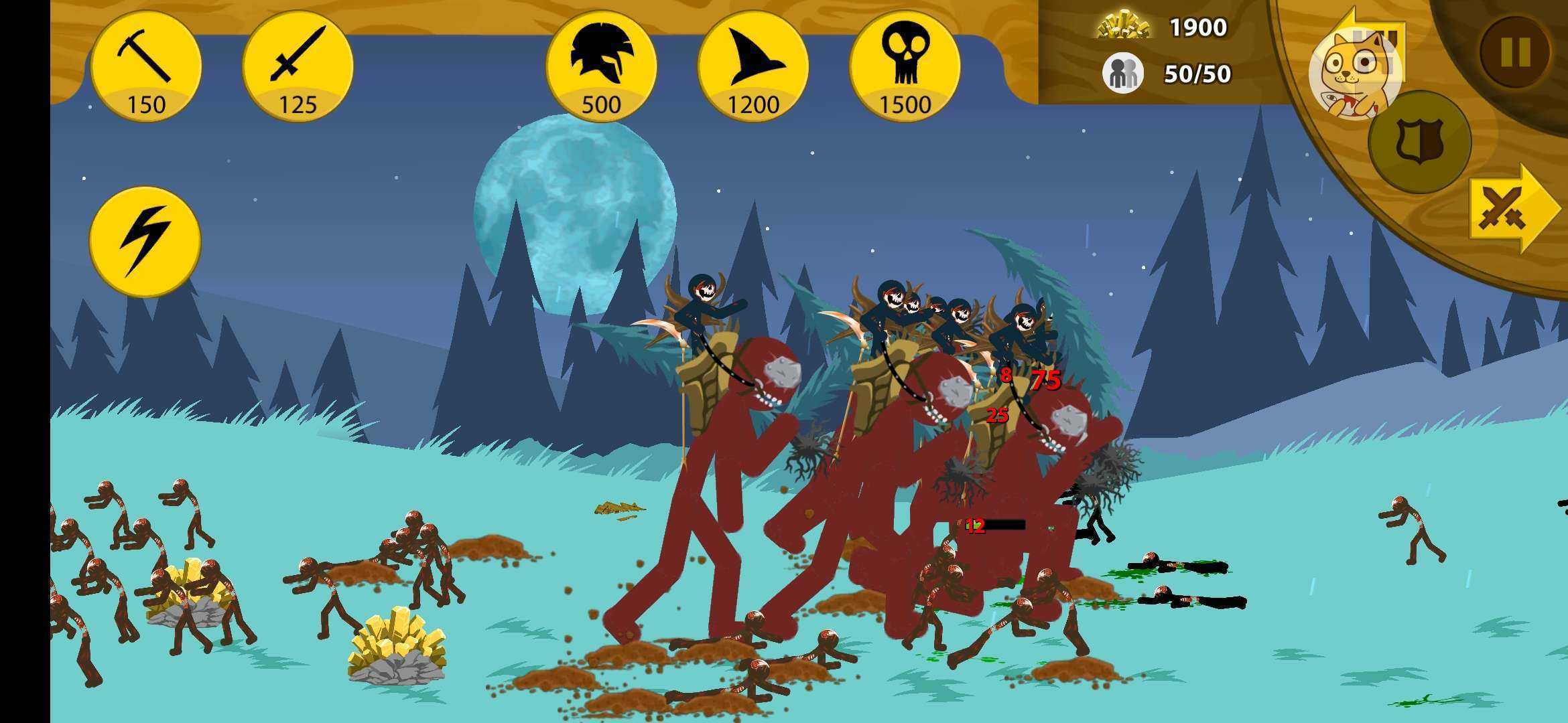 火柴人战争遗产僵尸版手机版