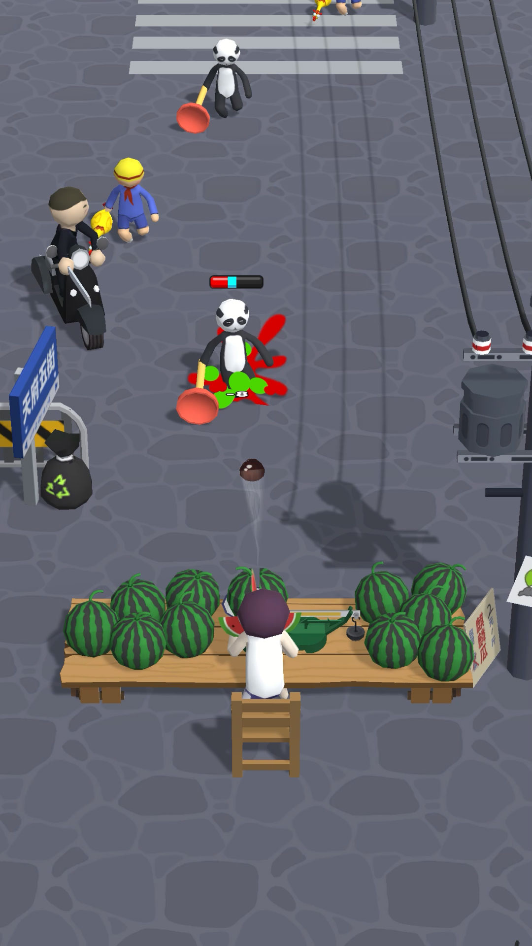 西瓜摊主大战买瓜人(3)