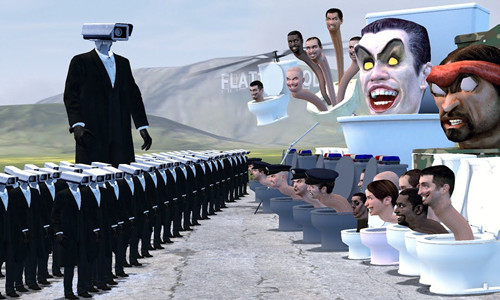 盖瑞模组马桶人模组