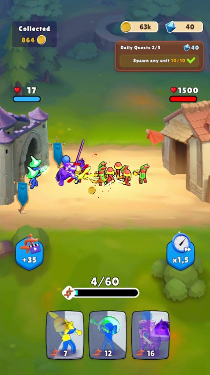 放置士兵消灭一切的敌人(1)