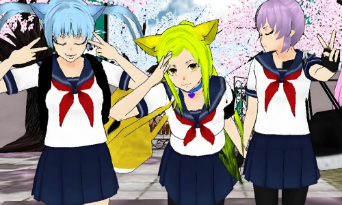 日系模拟校园游戏