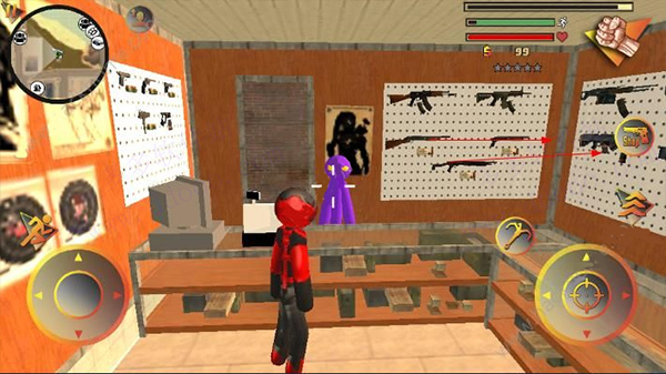 火柴人绳索英雄买弹药攻略3