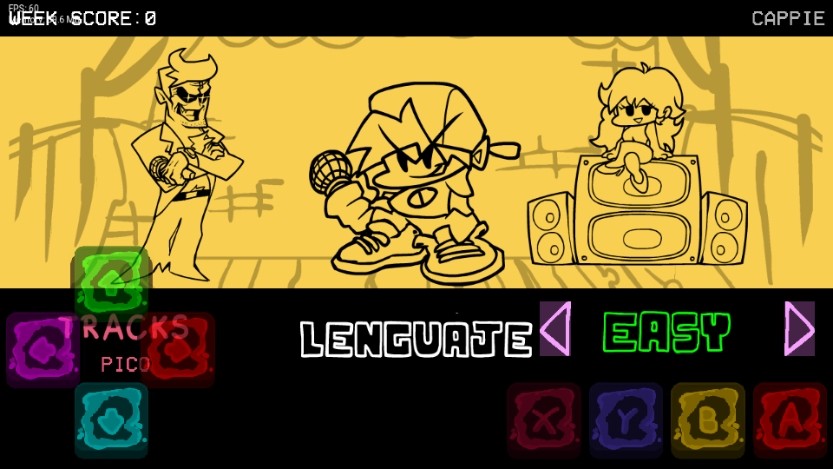 FNFVS帽子米塔怎么调整难度2