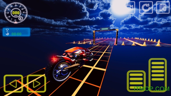 霓虹摩托车特技赛车(4)