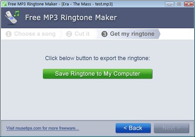 Free MP3 Ringtone Maker 手机铃声制作教程