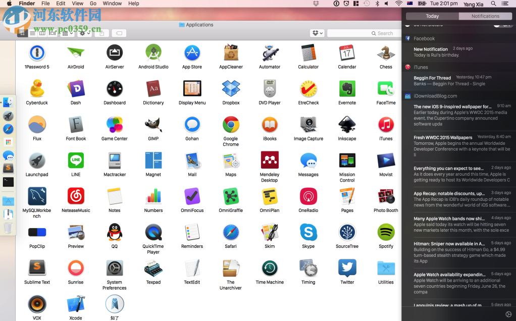 OS X Yosemite系统默认字体更换为SanFrancisco字体的方法