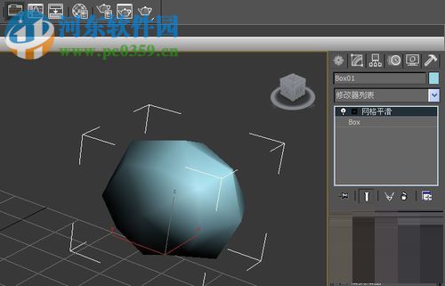 3dmax使用网格平滑命令的方法