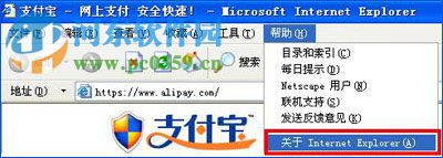 处理IE浏览器无法打开支付宝网页版的方案