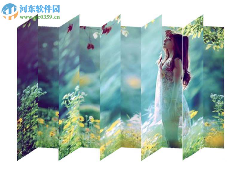 ppt图片折叠效果制作教程