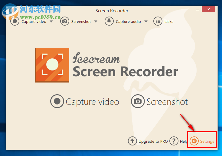 IceCream Screen Recorder设置为中文的方法