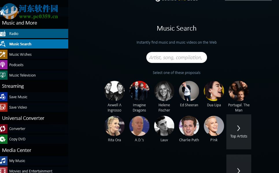 使用Audials One下载歌曲的方法