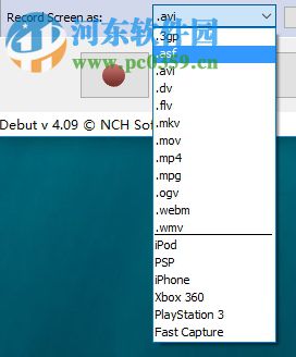 使用Debut Video Capture Software录制电脑屏幕的方法