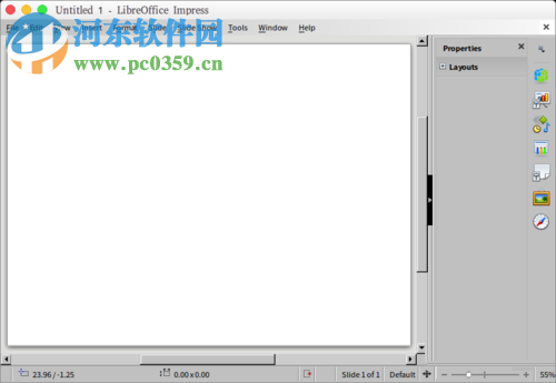 打开libreoffice impress左侧slides预览区域的方法