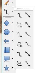 LibreOffice绘制流程图的方法