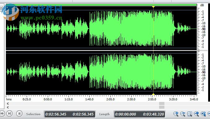 Free Audio Editor剪切音频文件的方法