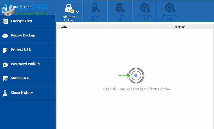 Folder lock加密文件、文件夹的方法