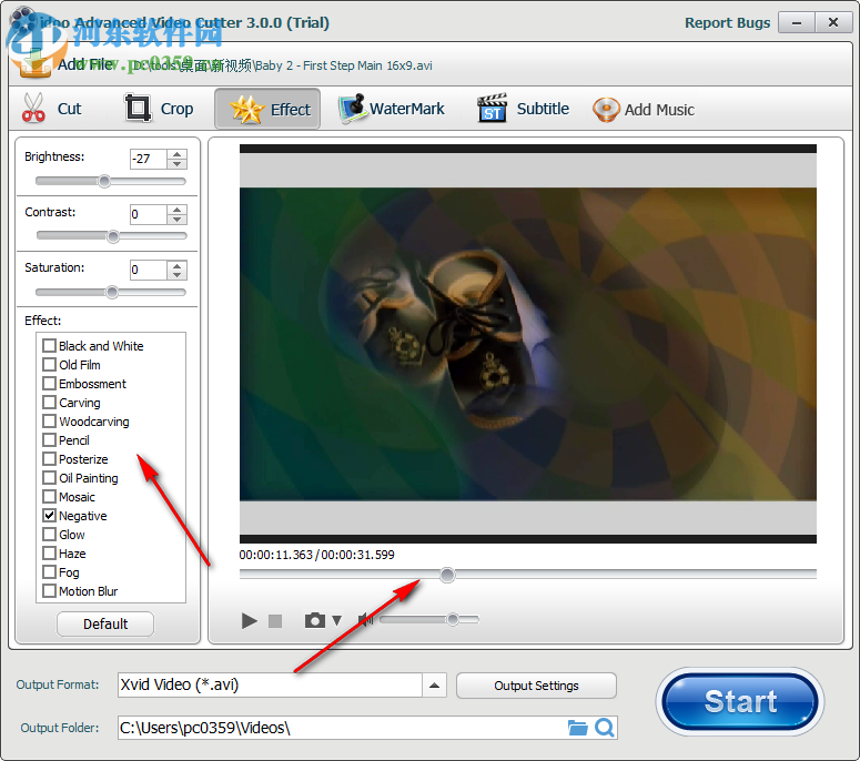 idoo Video Cutter给视频添加特效的方法