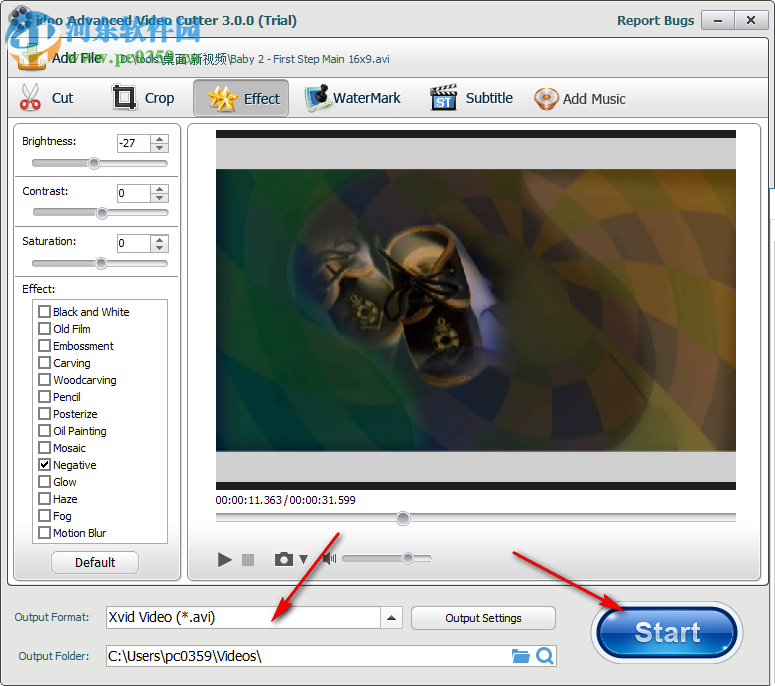 idoo Video Cutter给视频添加特效的方法