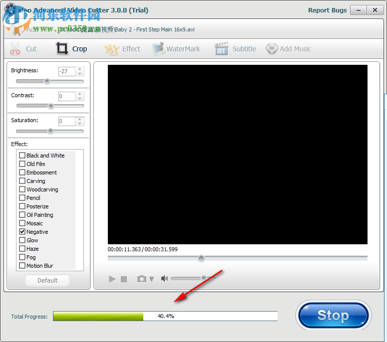 idoo Video Cutter给视频添加特效的方法