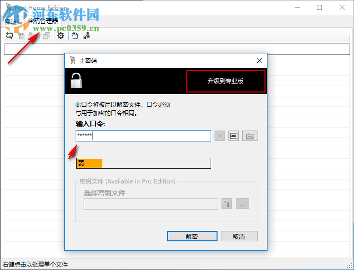 Fort Home Edition为文件加密的方法