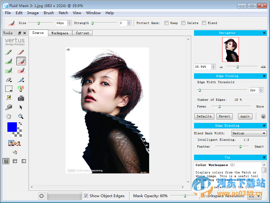 人像抠图软件(Vertus Fluid Mask) 3.3.15 中文破解版