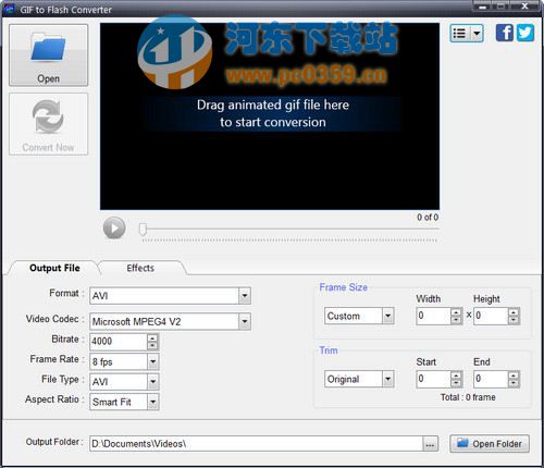 gif转视频(GIF To Flash Converter) 4.0 免费版