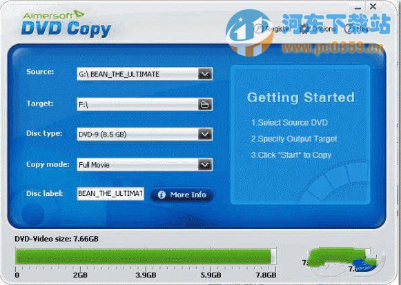 DVD拷贝软件(Aimersoft DVD Copy) 2.5.1.5 官方版