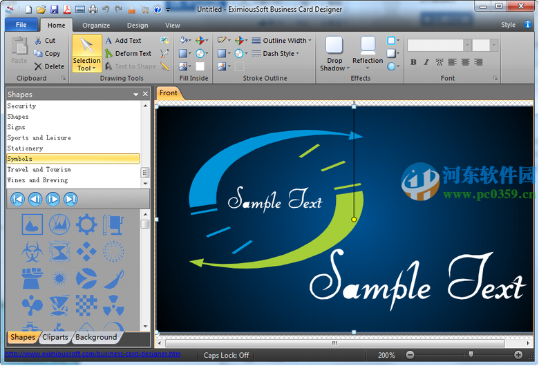 EximiousSoft Business Card Designer(名片制作软件) 5.10 特别版