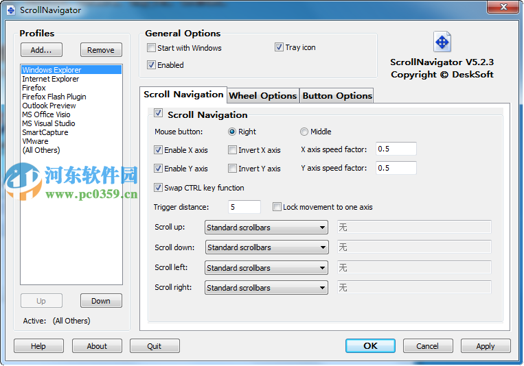 DeskSoft ScrollNavigator(滚动条增强软件)
