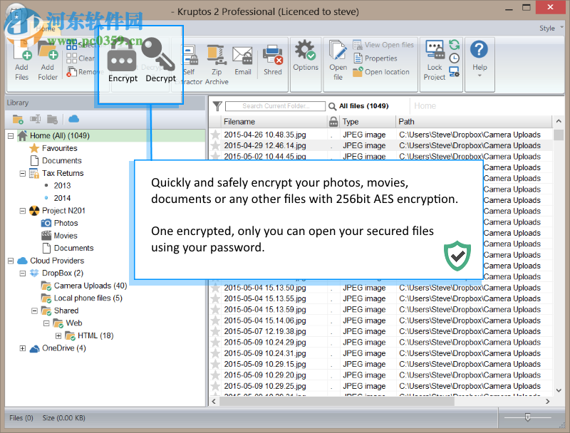 Kruptos 2 Professional(文件夹加密工具) 7.0.0.1 官方版