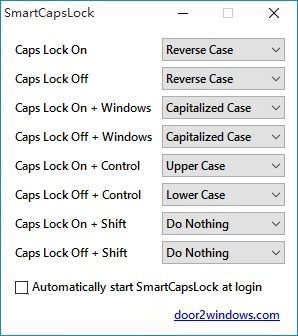 SmartCapsLock(大写锁定键程序)