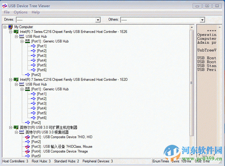 USB Device Tree Viewer(USB设备检测) 3.3.3 官方版