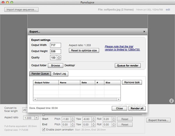 Panolapse Mac版 1.25
