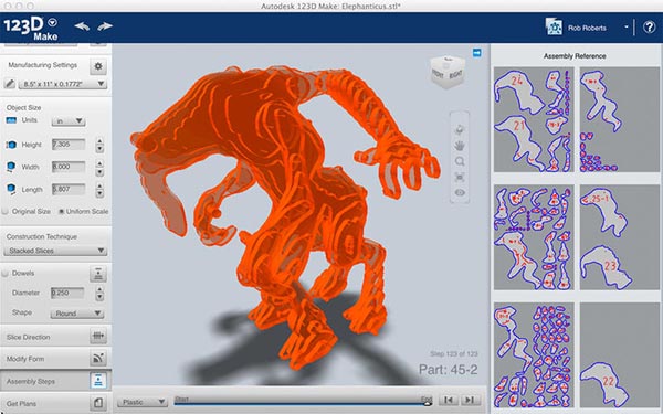 123D Make Mac版 1.6
