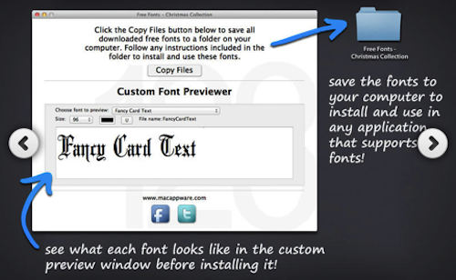 Christmas字体Mac版 2.0