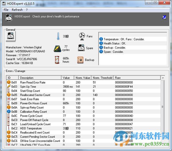 HDDExpert (检查硬盘运行状况) 1.18.4.43 绿色版
