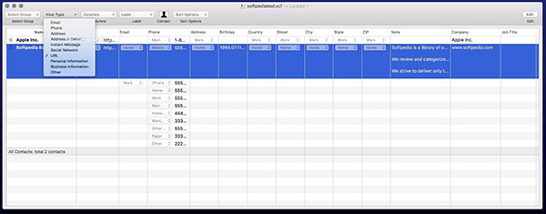 vCard Editor Mac版 2.3.1