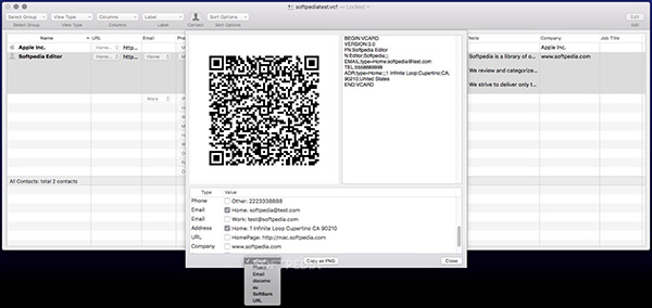 vCard Editor Mac版 2.3.1