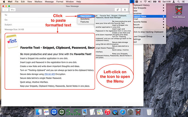 Favorite Text for Mac版 1.6