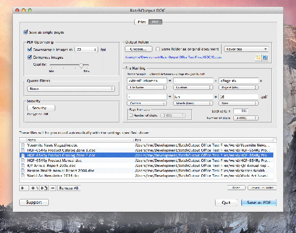 BatchOutput DOC Mac版 2.3.5