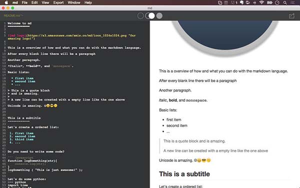 Markdown编辑工具Mac版 1.1.0