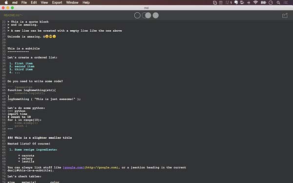 Markdown编辑工具Mac版 1.1.0