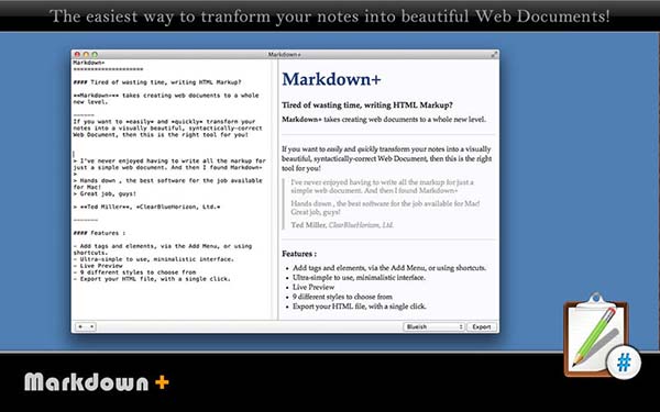 Markdown+ Mac版 1.1