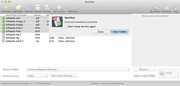 Doxillion文档转换器Mac版 2.45