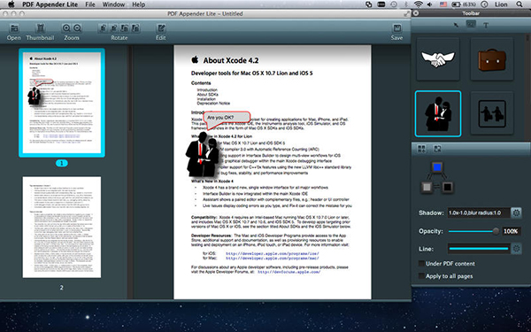 PDF Appender Mac版 3.0.0