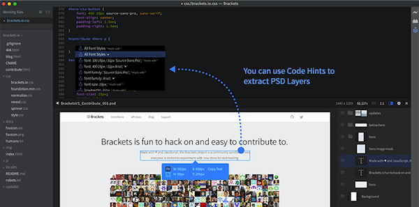 Brackets for mac版 1.6