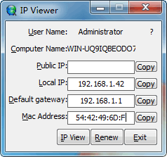 IP Viewer (IP地址查看修改) 1.0.0 免费版